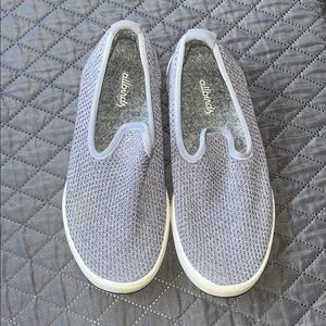 Allbirds Light Gray Knit Slip-Ons
